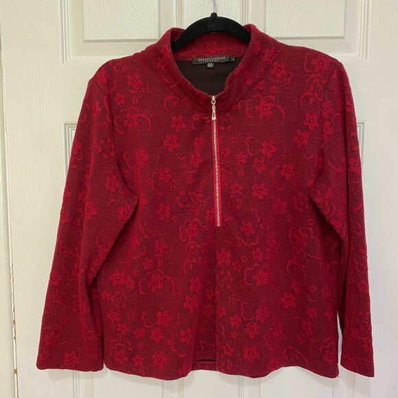 Robert Kitchen Flowery Long Sleeve Top - Picture 1 of 7